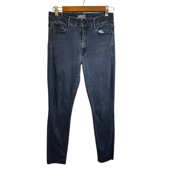 Mother‎ Jeans Women's 29 High Waisted Looker Ankle Fray Skinny Denim
